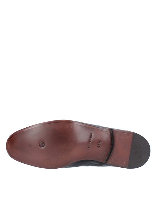 Leather moccasins HENDERSON | 67429/7NERO