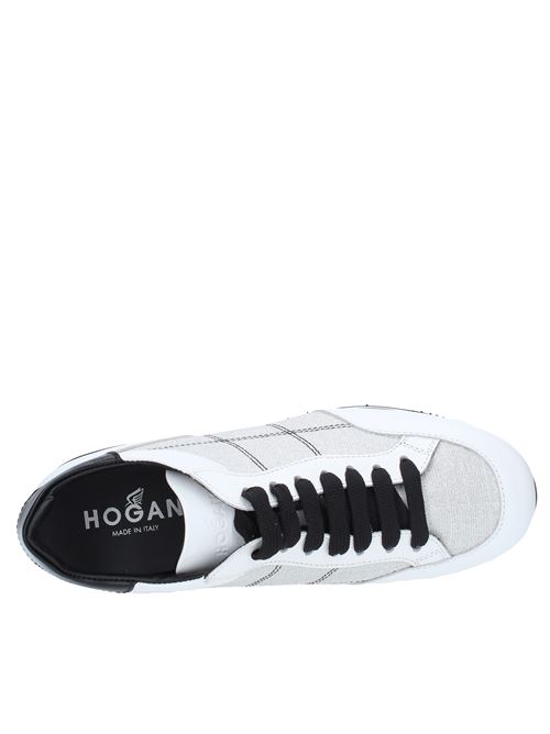Sneakers Maxi222h in pelle e tessuto HOGAN | HXW2830BIANCO