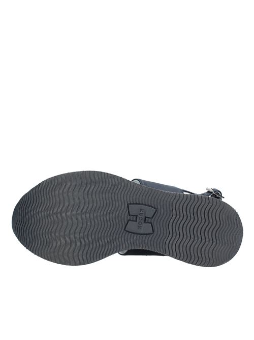 Leather sandals HOGAN | VD0203BLU ARGENTO