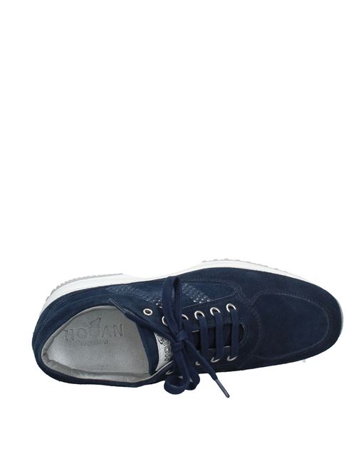 Sneakers in camoscio HOGAN | VD0208BLU