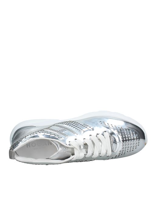 Patent leather sneakers HOGAN | VD0210ARGENTO