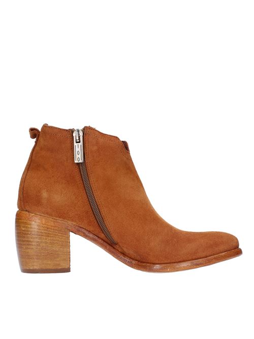 Suede ankle boots HUNDRED 100 | W850-23 CAMOSCIOCAMEL