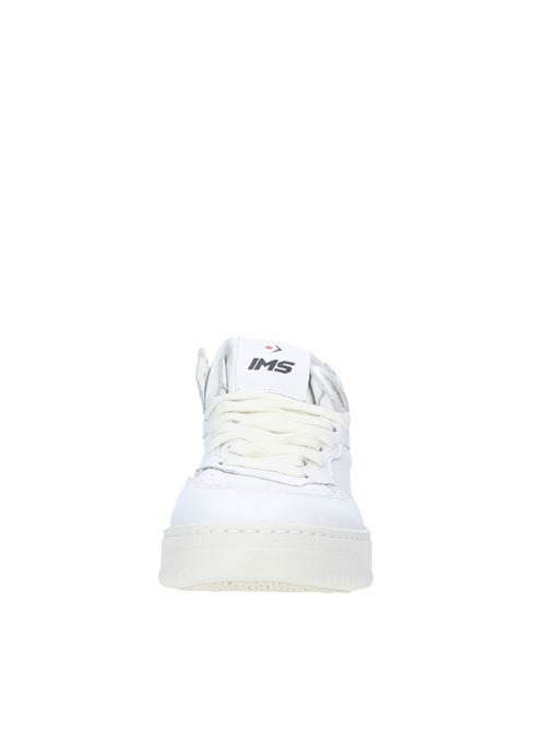 High leather trainers IMS | 073BKBIANCO