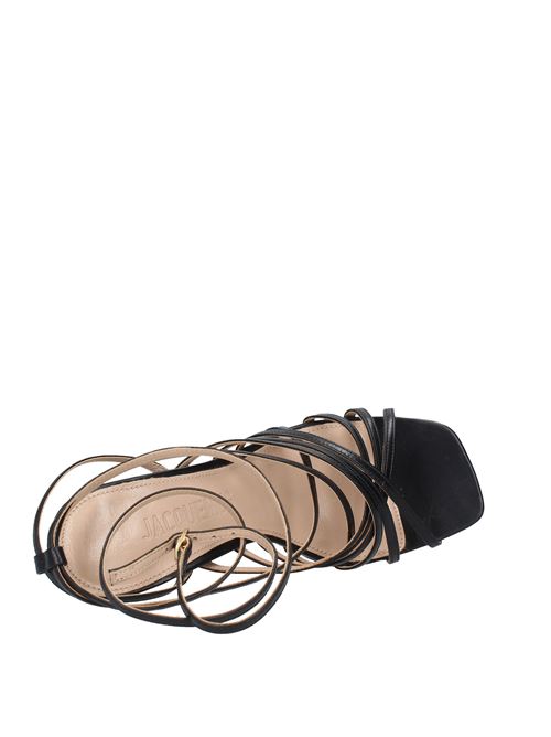 Leather sandals JACQUEMUS | VD1223NERO