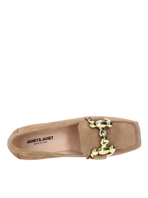 Suede moccasins JANET & JANET | 03220CUOIO