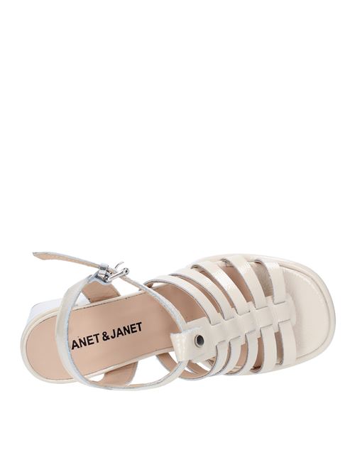 Sandali in pelle lucida JANET & JANET | 05122AVORIO