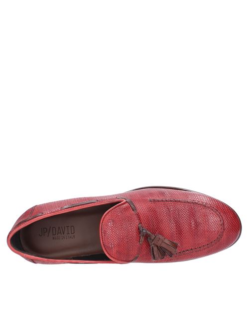 Leather loafers JP/DAVID | 266/1 PAPUAROSSO