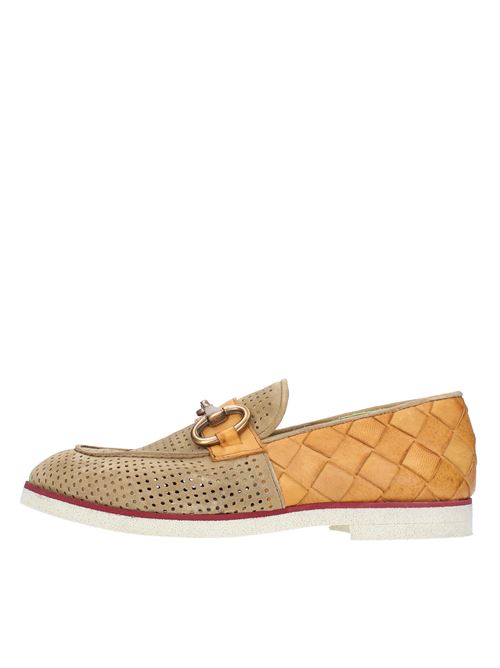 Suede and leather loafers JP/DAVID | 37663/11 WASHMARRONE SPIAGGIA