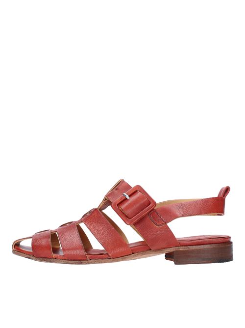 Flat leather sandals JP/DAVID | 3916/12MATTONE