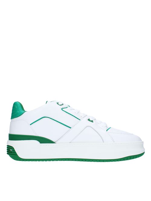 Leather trainers JUST DON | 31JUSQ03 218550 WGBIANCO-VERDE