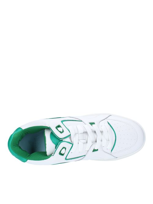 Leather trainers JUST DON | 31JUSQ03 218550 WGBIANCO-VERDE