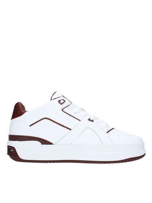 Leather trainers JUST DON | 32JUSQ03 226351 25BIIANCO-MARRONE