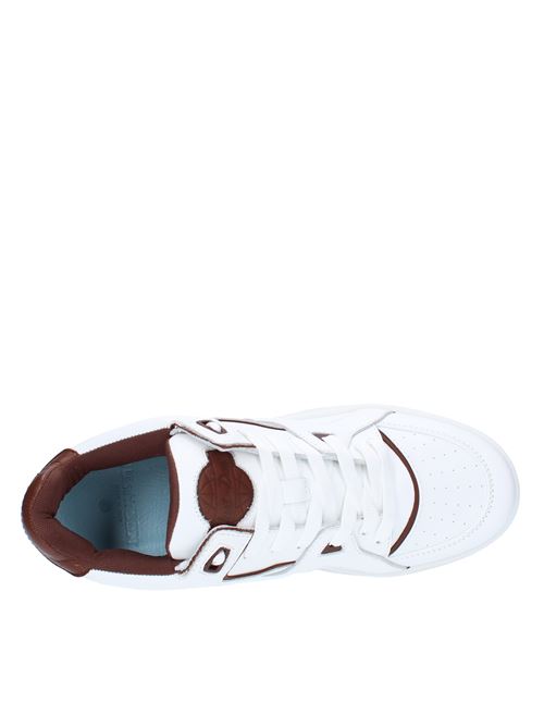 Leather trainers JUST DON | 32JUSQ03 226351 25BIIANCO-MARRONE