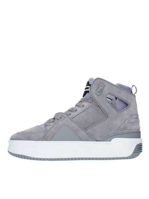 High trainers made of suede and fabric JUST DON | 33JUSQ01 226881 95GRIGIO