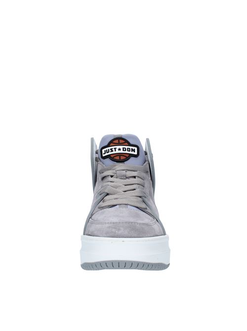 High trainers made of suede and fabric JUST DON | 33JUSQ01 226881 95GRIGIO