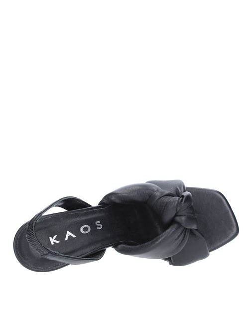 Sandali in pelle KAOS | KA106NERO