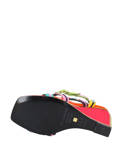 Leather wedge sandals KAT MACONIE | VD0503MULTICOLOR