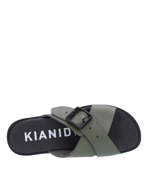 Leather mules KIANID | KND01009VERDE