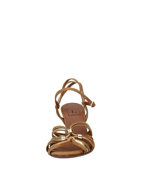 Leather and suede sandals L'AUTRE CHOSE | VD1316MARRONE PLATINO