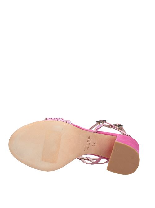 Suede and leather sandals LELLA BALDI | VD0235ROSA