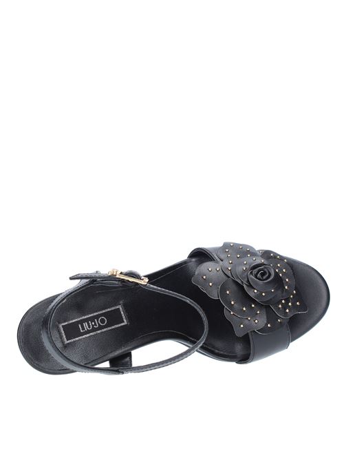 Faux leather sandals LIU JO | SA2013 EX014NERO