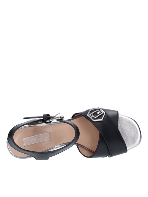 Leather sandals LIU JO | SA2157NERO