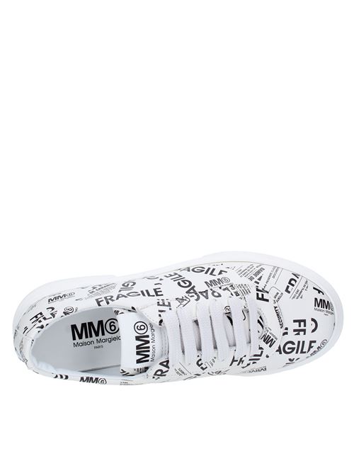 Sneakers in pelle MM6 MAISON MARGIELA | 70338BIANCO