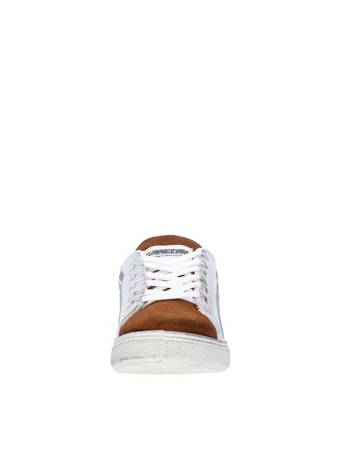 Suede and faux leather trainers MECAP | 101MEC029DBIANCO-MARRONE