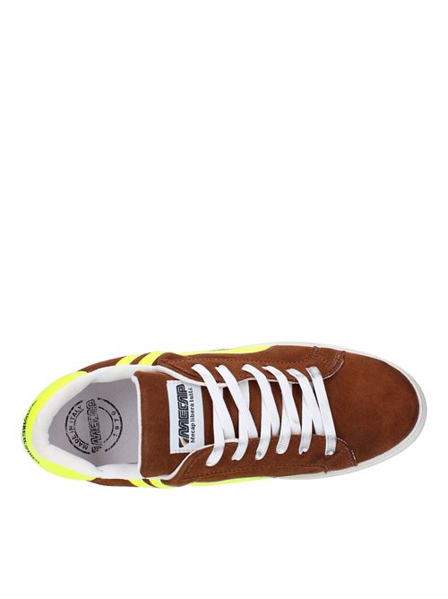 Sneakers in camoscio MECAP | 101MEC035MARRONE-GIALLO