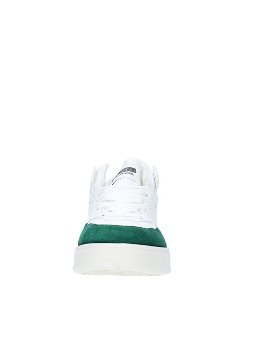 High trainers in leather and suede MECAP | A1MEC079DBIANCO-VERDE