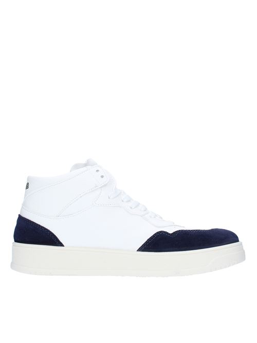 High trainers in leather and suede MECAP | A1MEC080BIANCO-BLU