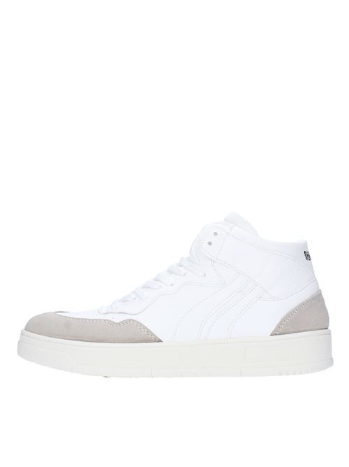 High trainers in leather and suede MECAP | A1MEC081BIANCO-GHIACCIO