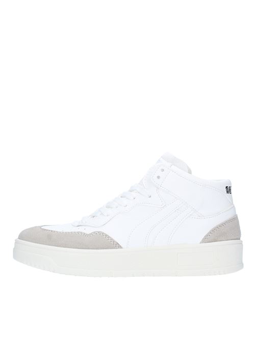 High trainers in leather and suede MECAP | A1MEC081DBIANCO-GHIACCIO