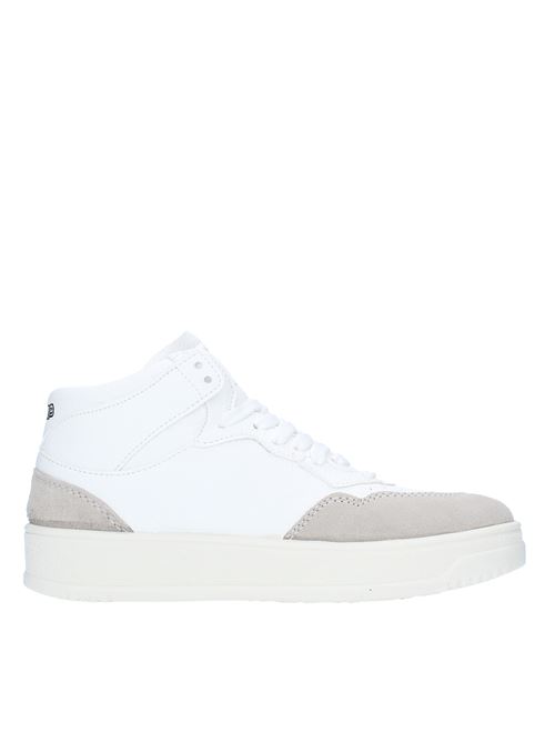 High trainers in leather and suede MECAP | A1MEC081DBIANCO-GHIACCIO