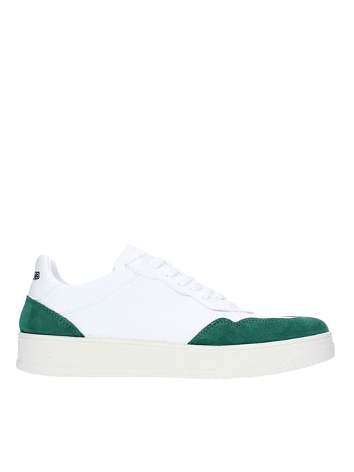 Leather and suede trainers MECAP | A2MEC049BIANCO-VERDE