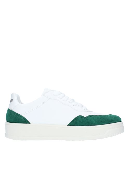 Leather and suede trainers MECAP | A2MEC049DBIANCO-VERDE
