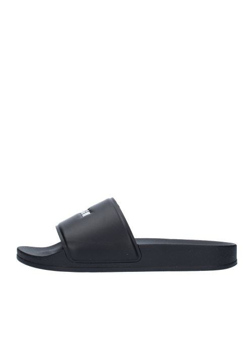 Mules in logoed rubber MSGM | 3241MDS208NERO