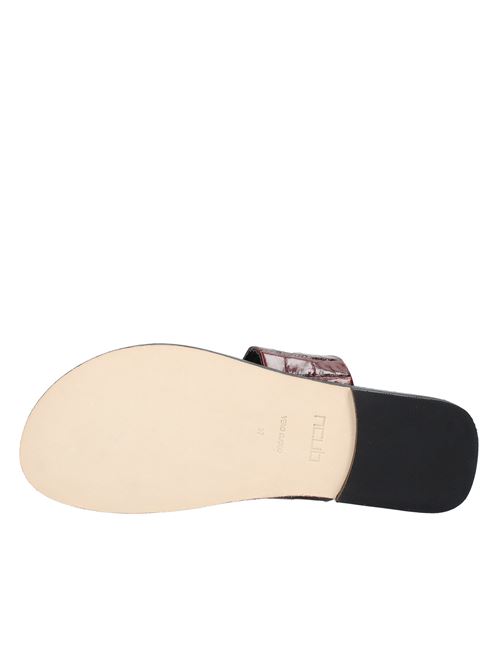 Leather thong sandals NCUB | VD0597TESTA DI MORO