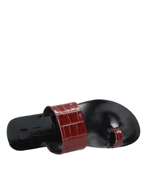 Leather thong sandals NCUB | VD0597TESTA DI MORO