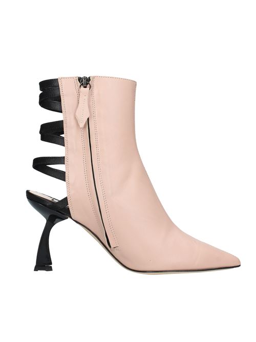 Leather ankle boots NCUB | VD0615BEIGE
