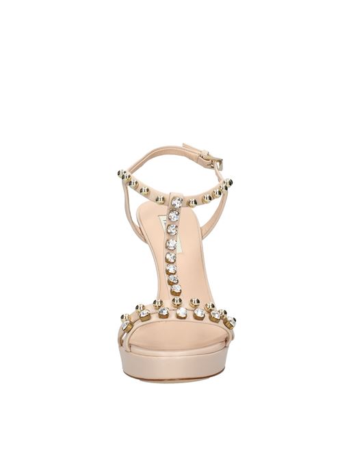Leather sandals. NINALILOU | VD0849NUDE