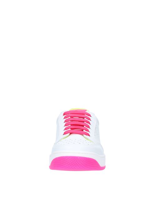Sneakers in pelle OFF PL>Y | LAKE 1 DBIANCO ROSA