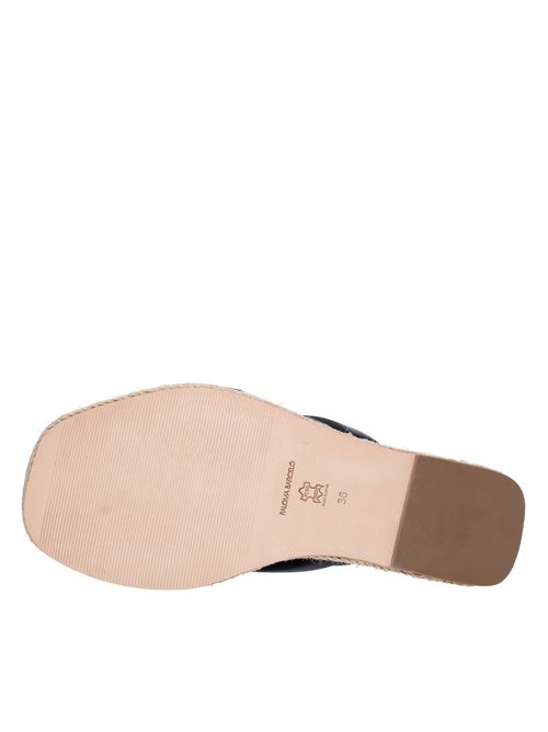 Nappa leather wedge sandals PALOMA BARCELO' | 3122584 IGGYNERO