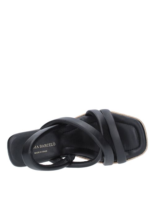Nappa leather wedge sandals PALOMA BARCELO' | 3122584 IGGYNERO
