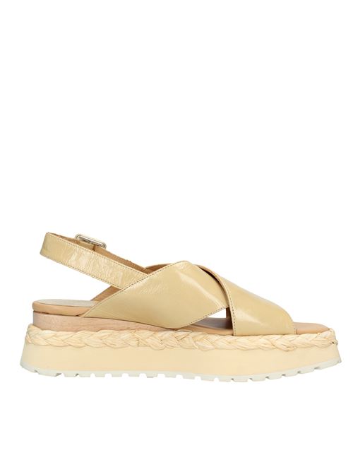 Leather wedge sandals PALOMA BARCELO' | VD0181BEIGE