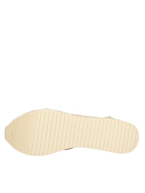 Raffia sandals. Leather inner upper. PALOMA BARCELO' | VD0858BEIGE