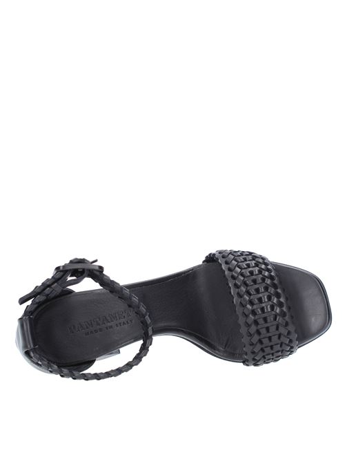 Leather sandals PANTANETTI | 16057BNERO