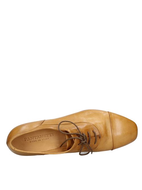 Suede lace-up shoes PANTANETTI | VD0406BEIGE