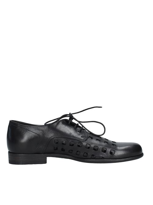 Perforated leather lace-up shoes PANTANETTI | VD0411NERO