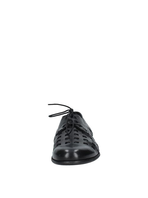 Perforated leather lace-up shoes PANTANETTI | VD0411NERO